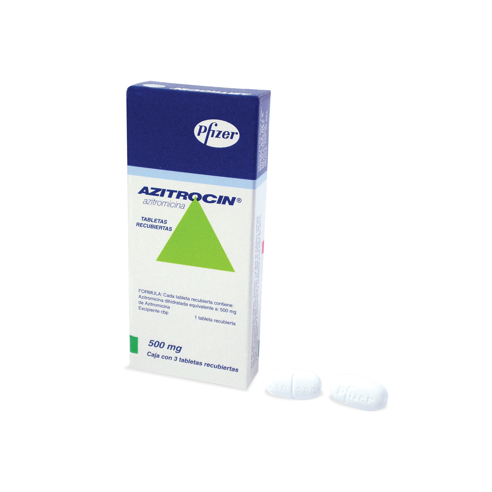 Azitrocin 500 mg Oral 3 Tabletas 