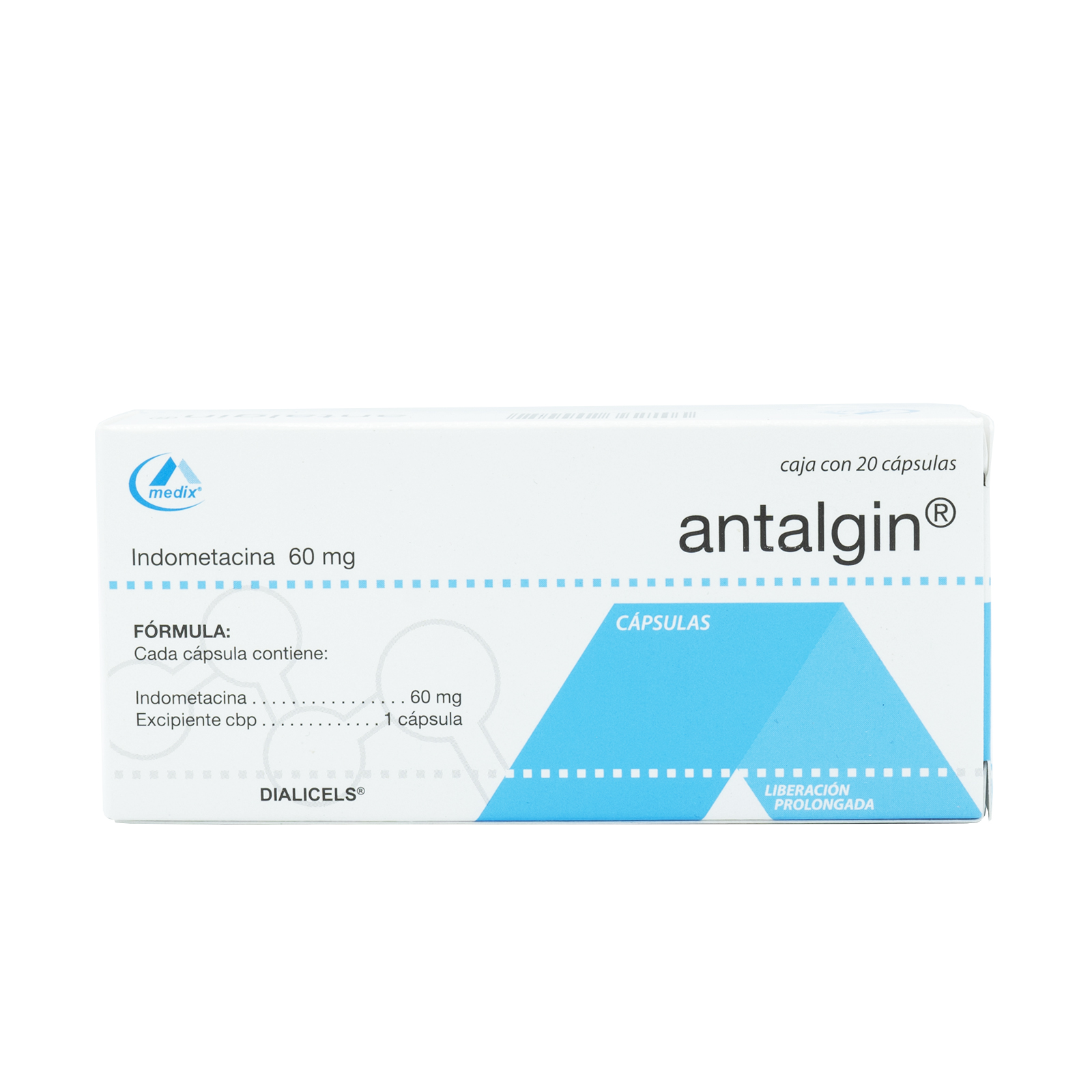 Farmacias del Ahorro | Antalgin 60 Mg. Oral 20 Capsulas | Tienda en ...