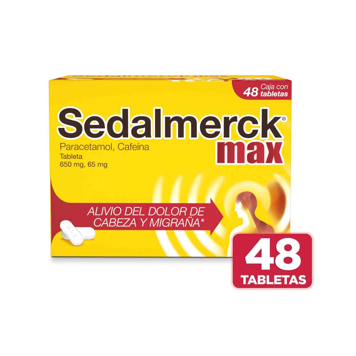 Sedalmerck Max 48 tabletas
