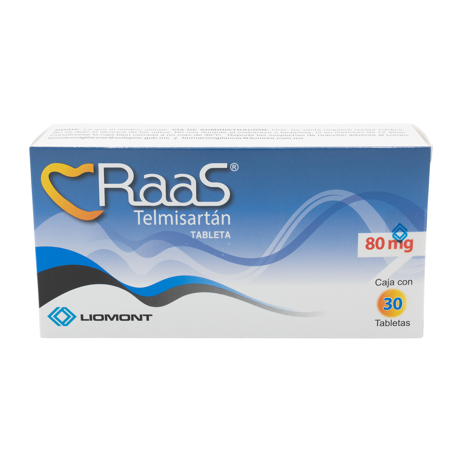 Farmacias del Ahorro | Raas 80 mg Oral 30 Tabs | Tienda en línea a todo ...