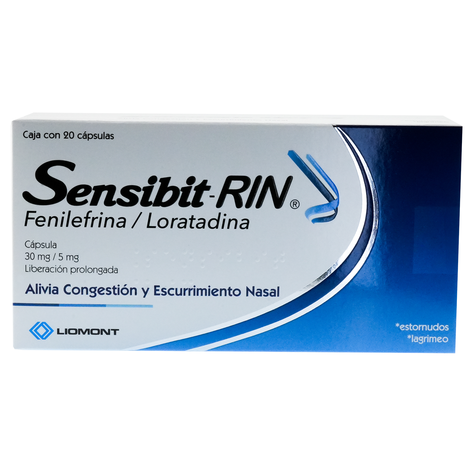 Sensibit Rin 30 mg/5 mg 20 cápsulas