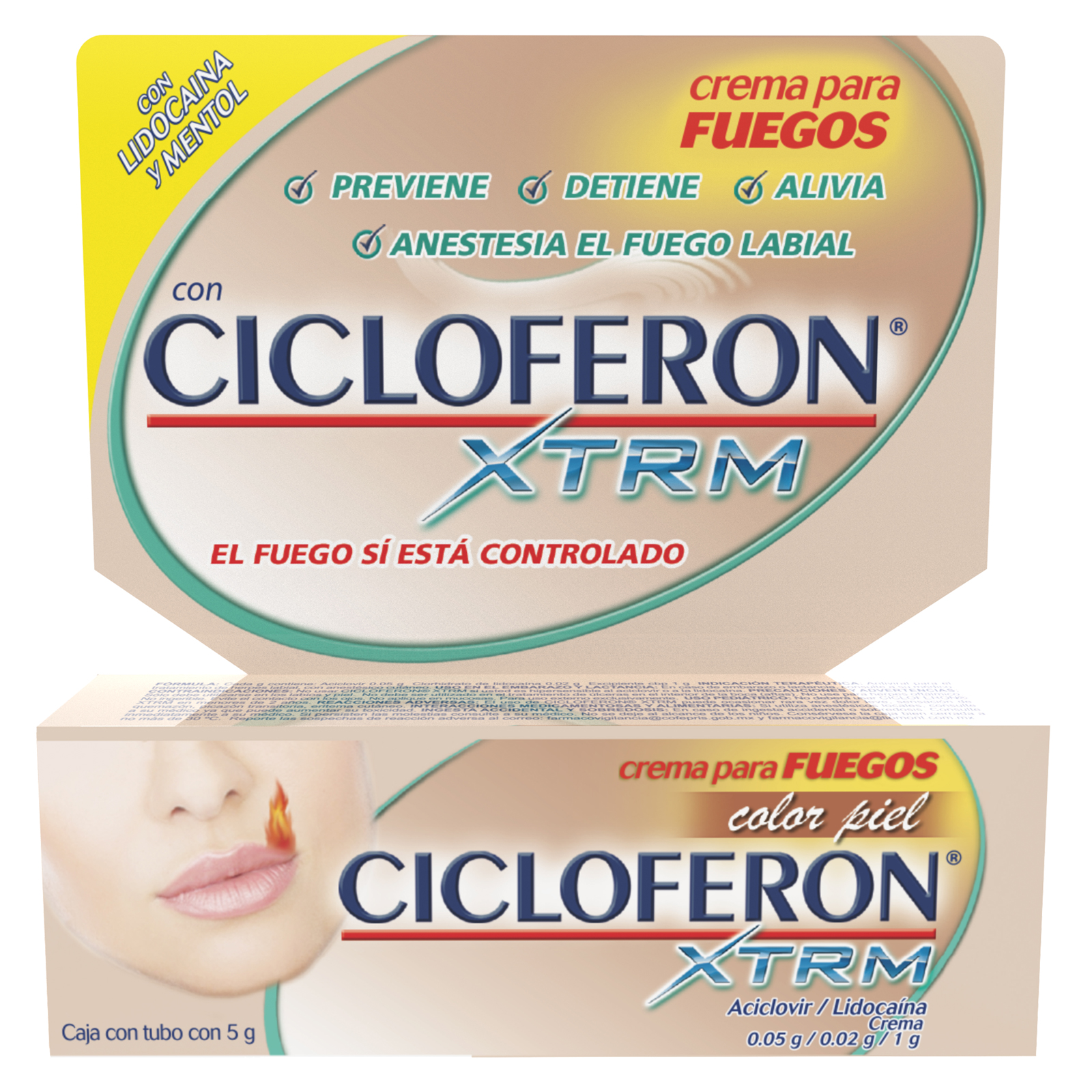 Cicloferon Xtrm Color Piel Crema 5 g