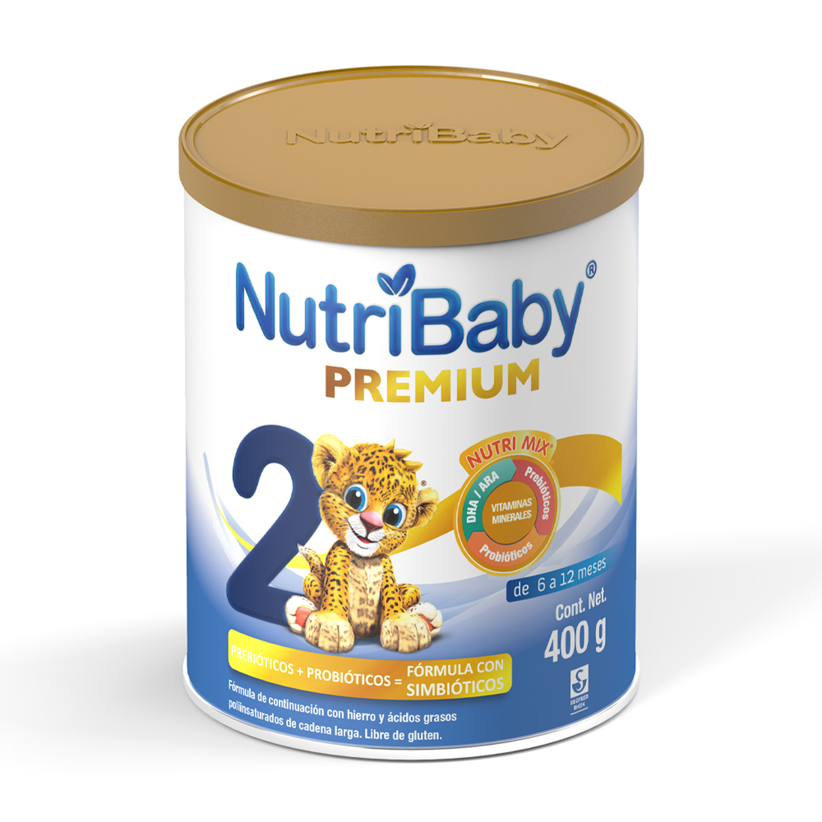 Nutribaby Premium 2: 6 a 12 meses - Polvo en lata con 400 g