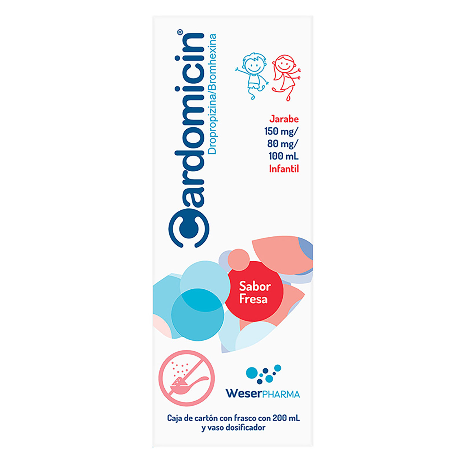 Farmacias del Ahorro | Cardomicin Infantil Fresa 200 ml | Tienda en ...