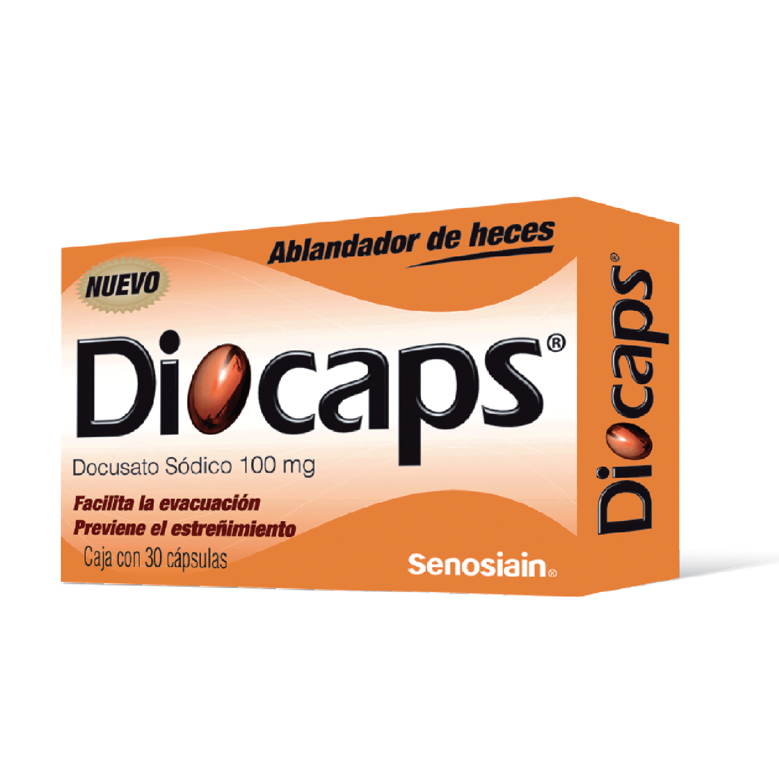 Diocaps 100 mg Oral 30 cápsulas