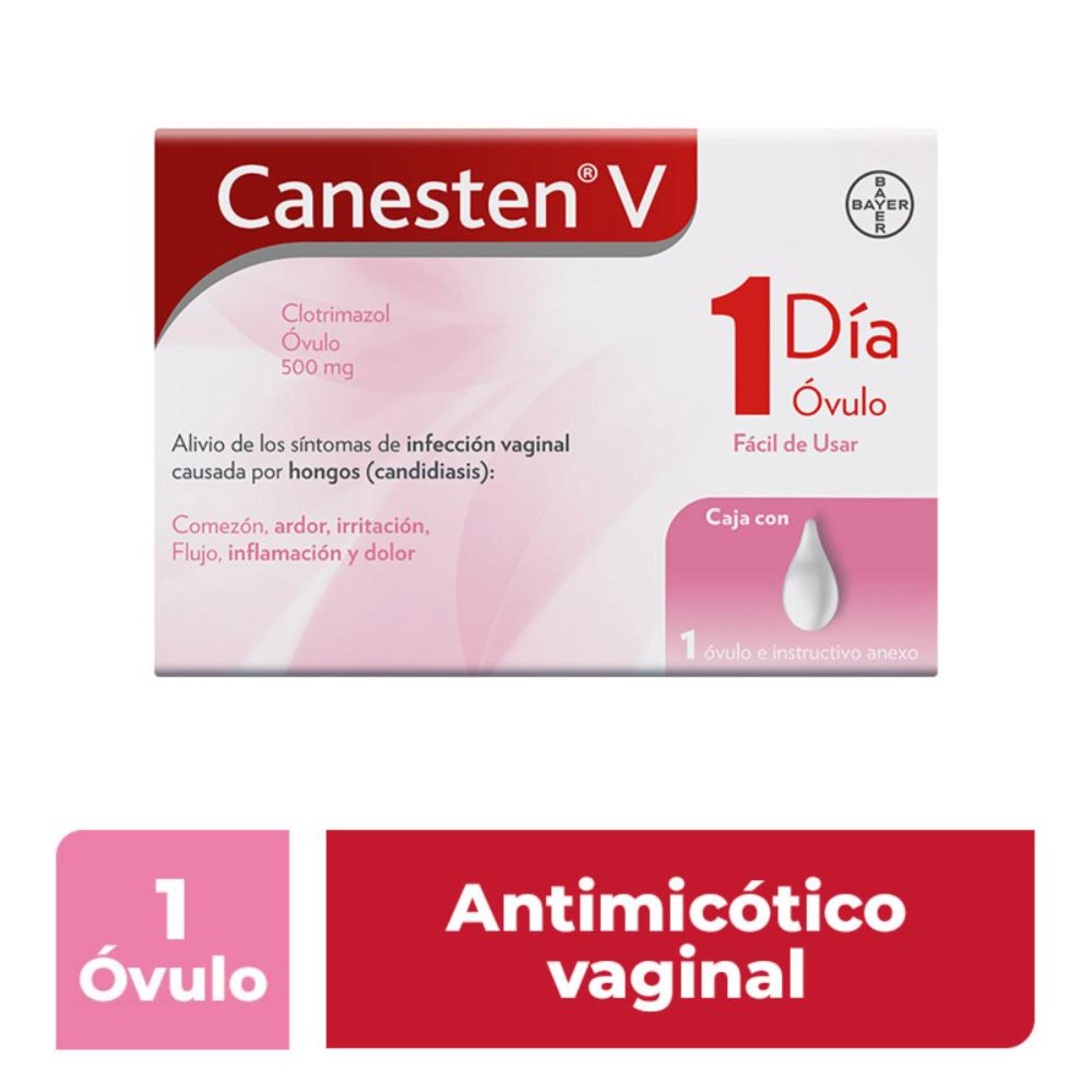 Canesten V Infecciones Vaginales Clotrimazol 1 Óvulo