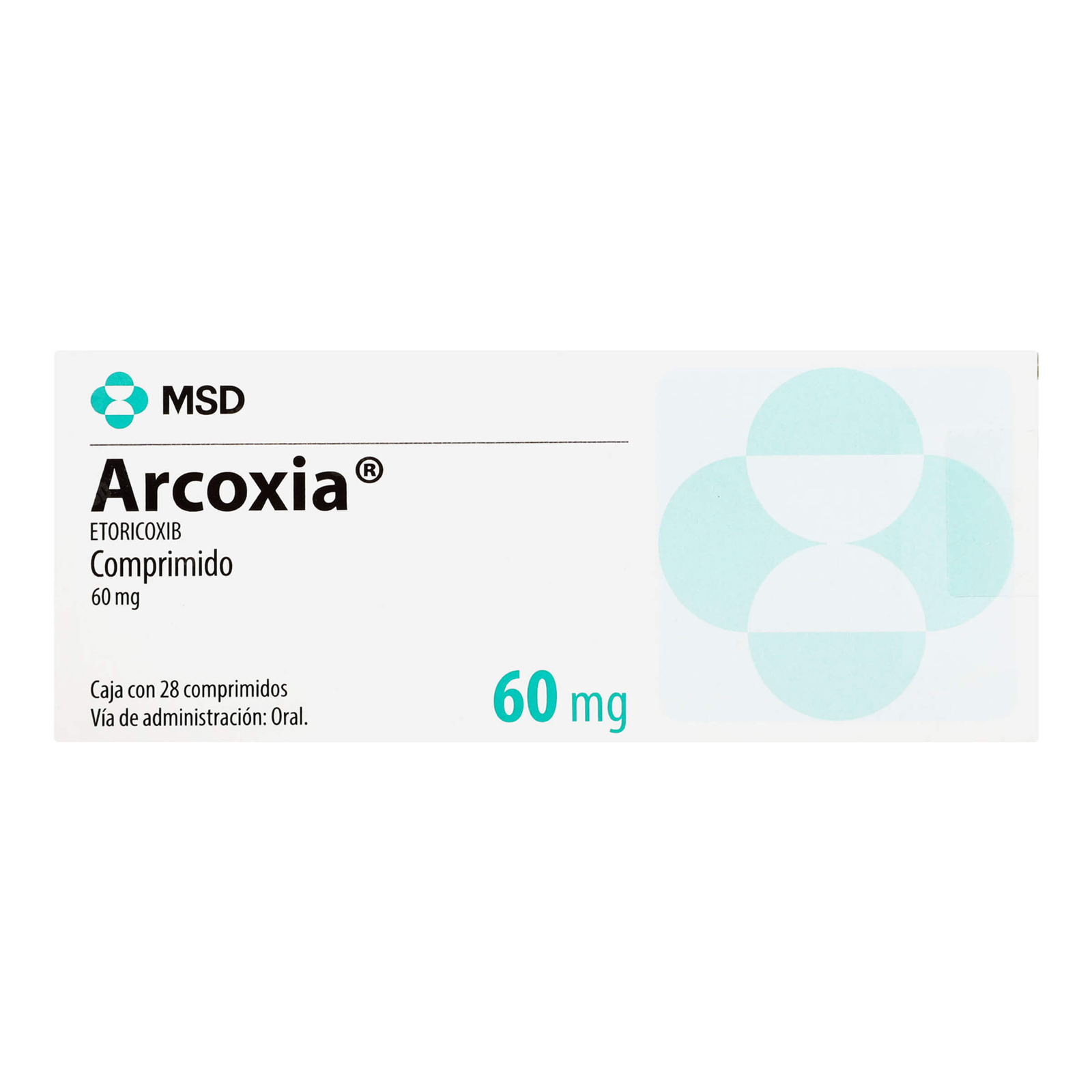 Recoxia Farmacias del Ahorro | Arcoxia 60 Mg. Oral 28 Comprimidos | Tienda en ...