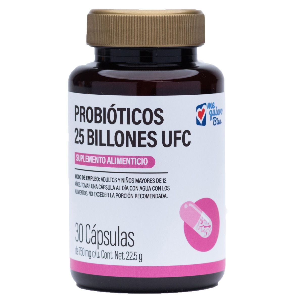 Probioticos 25 Billones 30 Cápsulas Me Quiero Bien