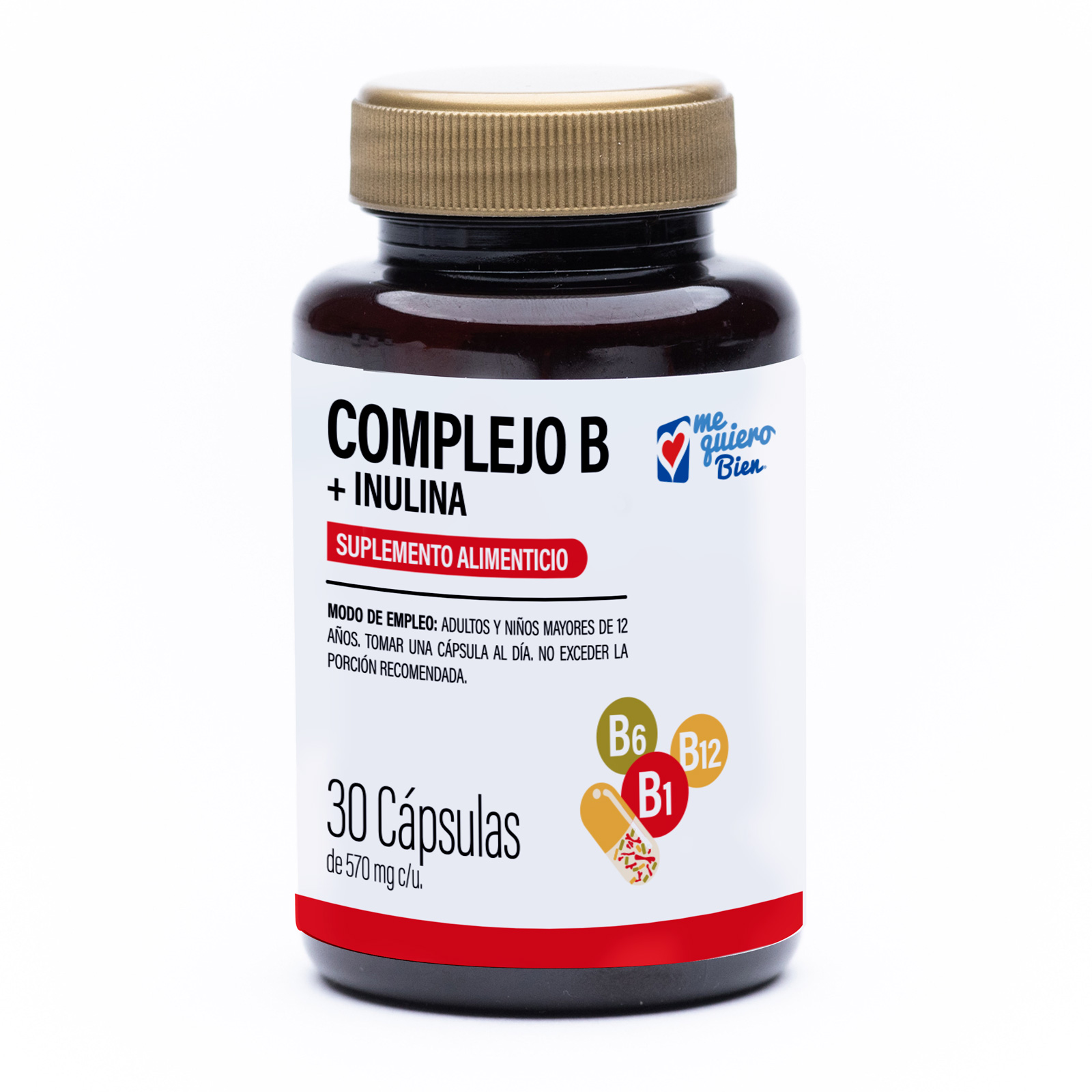 Complejo B 30 Cápsulas Me Quiero Bien