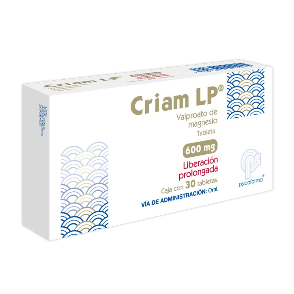 Farmacias del Ahorro | Criam 600 mg Liberación Prolongada 30 Tabs ...