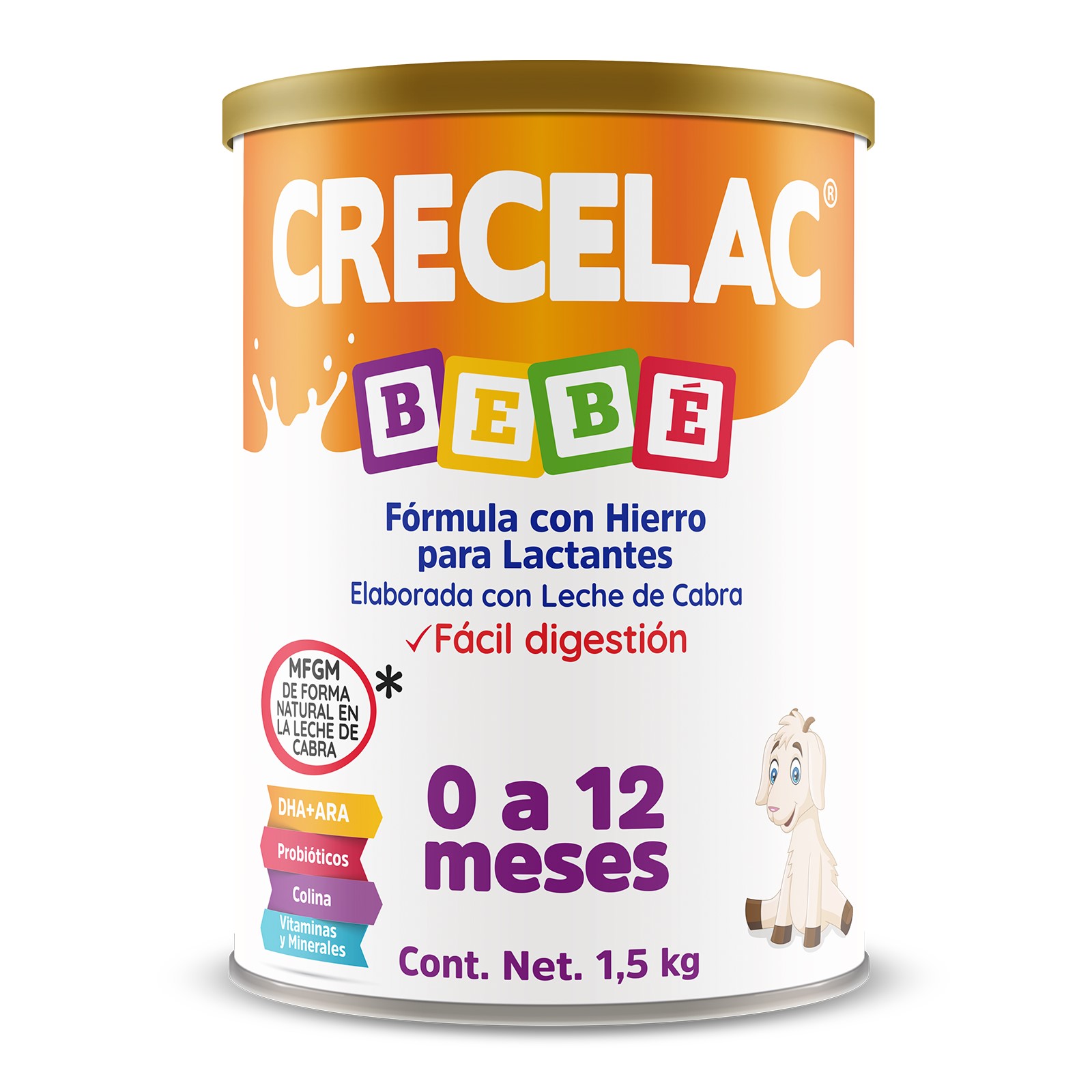 Farmacias del Ahorro | Fórmula Infantil Crecelac de 0 a 12 meses 1.5Kgs ...