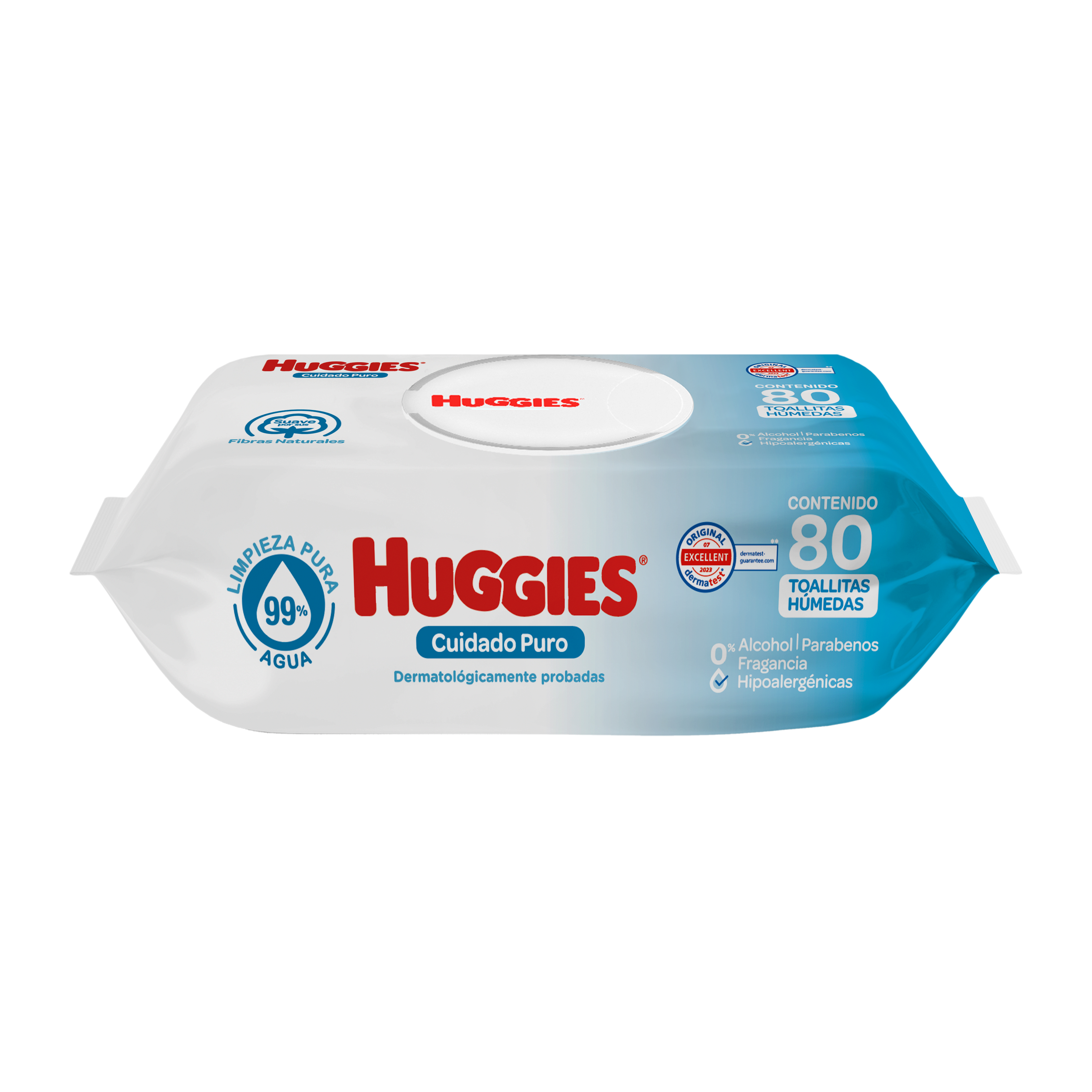Huggies Toallitas Húmedas Cuidado Puro 80 pz