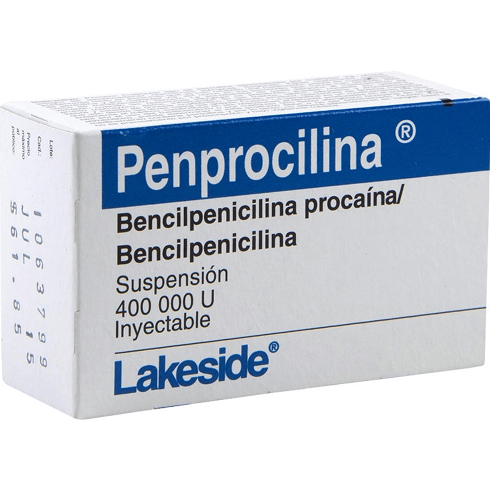 Farmacias del Ahorro | Penprocilina 400 000 U Ampolleta Sol. Iny ...