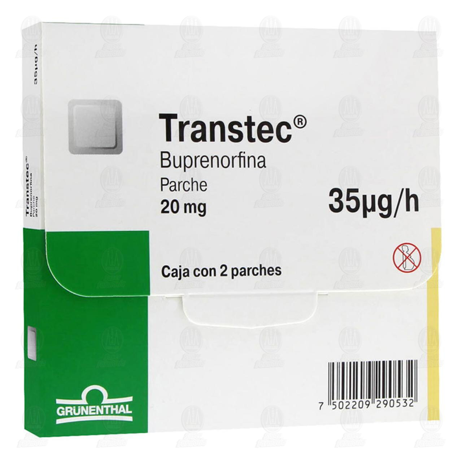 Transtec Parches 35 Μg/H caja con 2