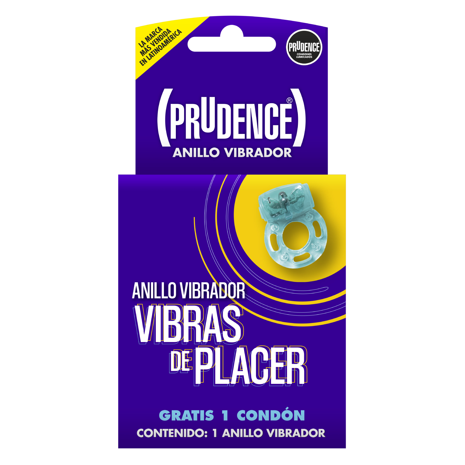 Prudence Anillo Vibrador, Contiene 1 anillo y Cóndon de Regalo