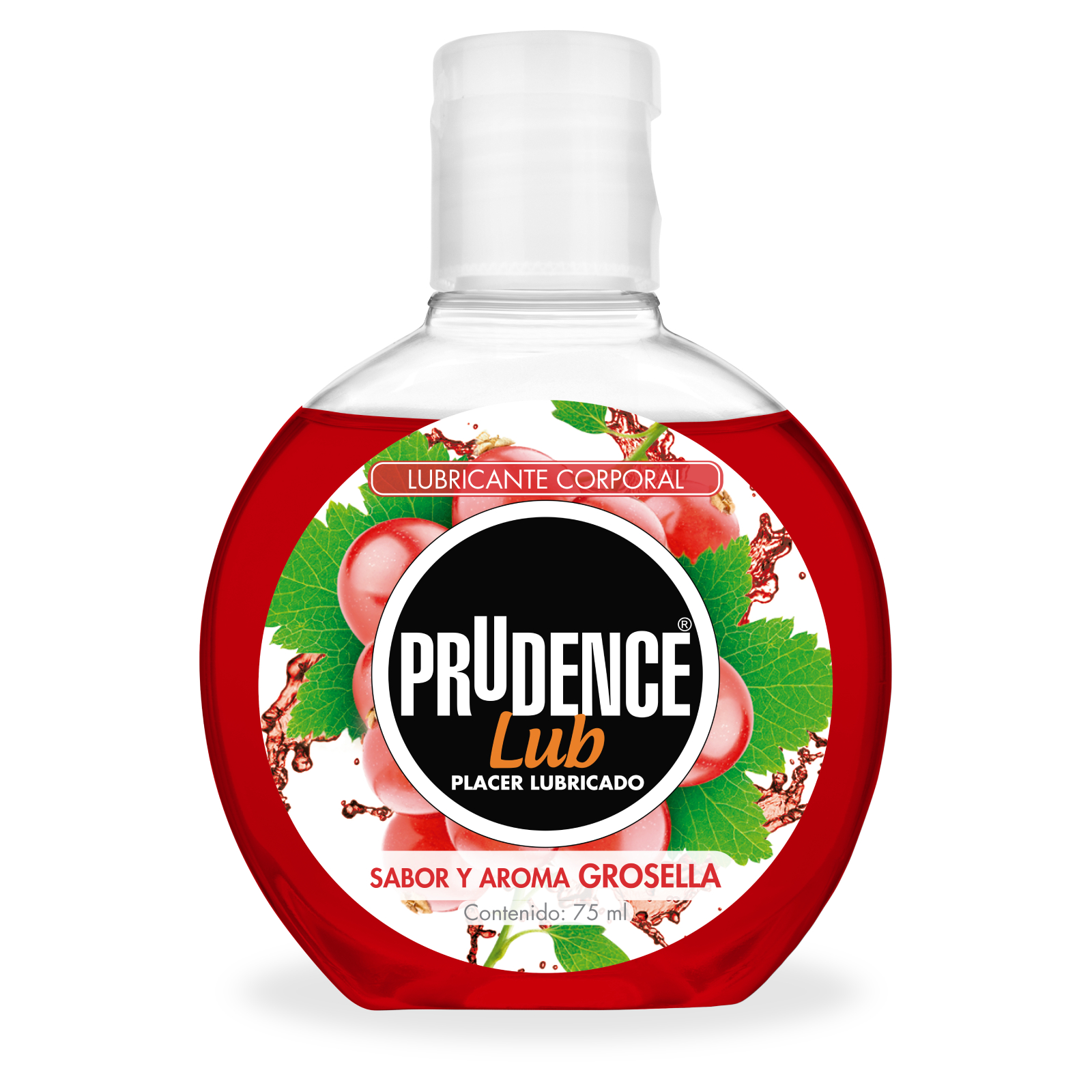 Prudence Lubricante Sabor y Aroma Grosella 75 ml