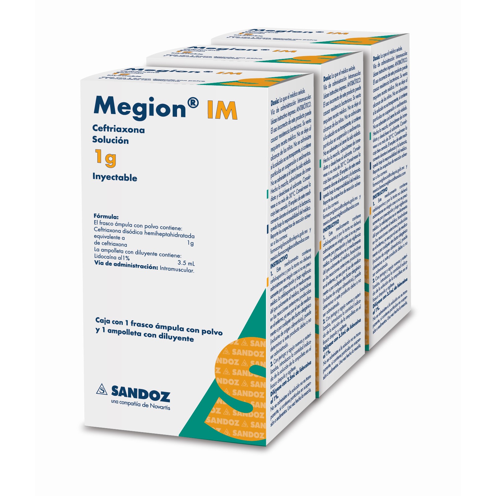 Farmacias del Ahorro | Megion IM 1 g Inyectable | Tienda en línea a ...