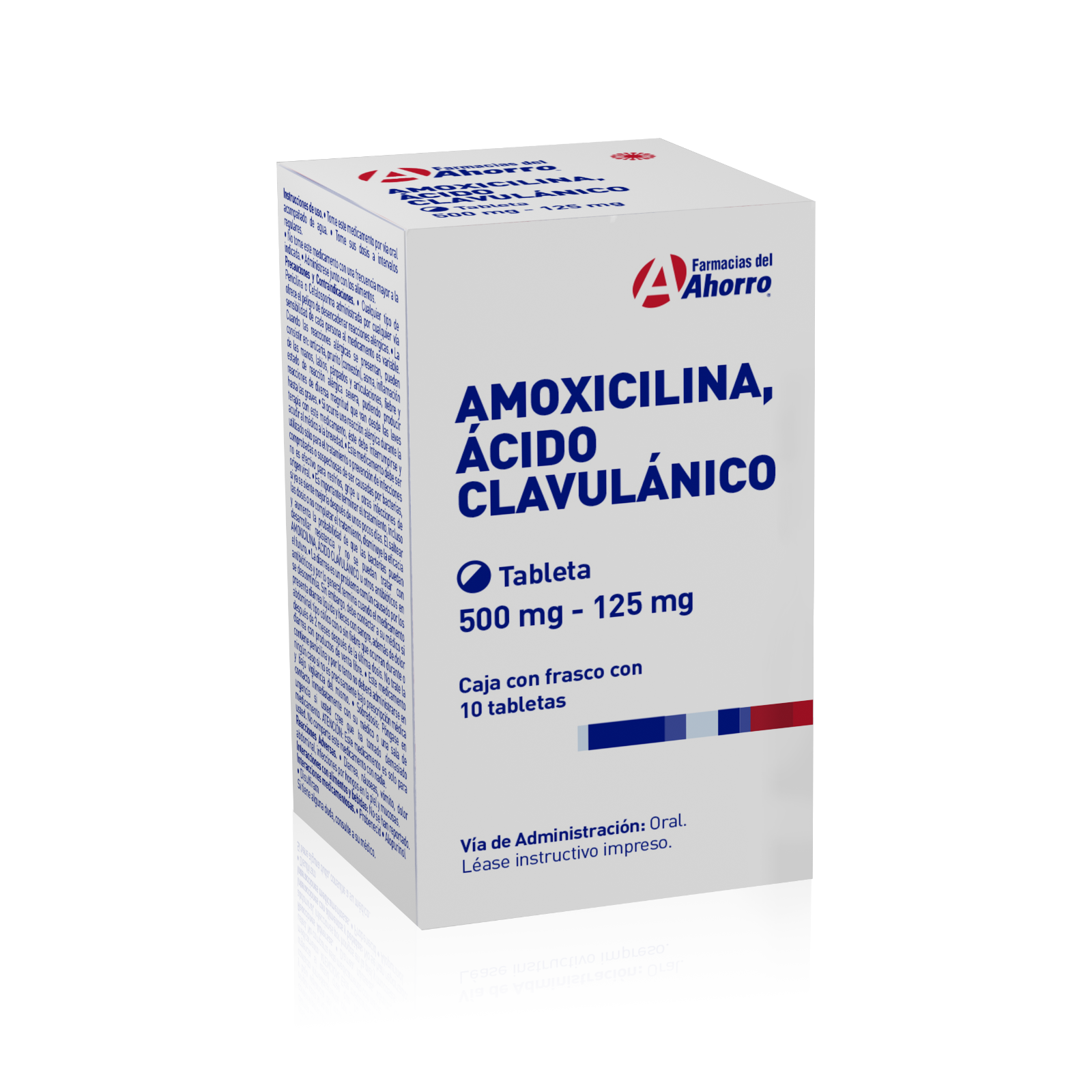 Farmacias del Ahorro | Marca del Ahorro Amoxicilina/Clavulanico 500/125 ...