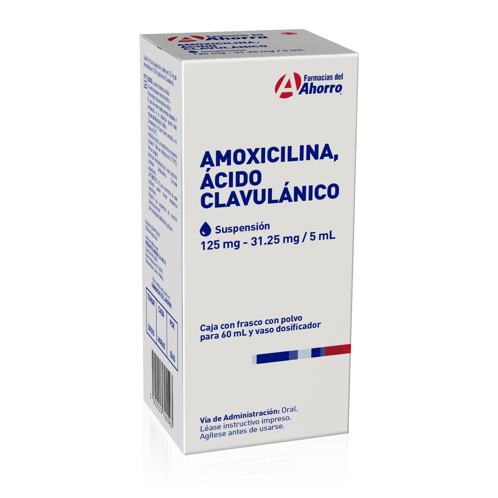 Farmacias del Ahorro | Marca del Ahorro Amoxicilina/clavulanico 125mg ...