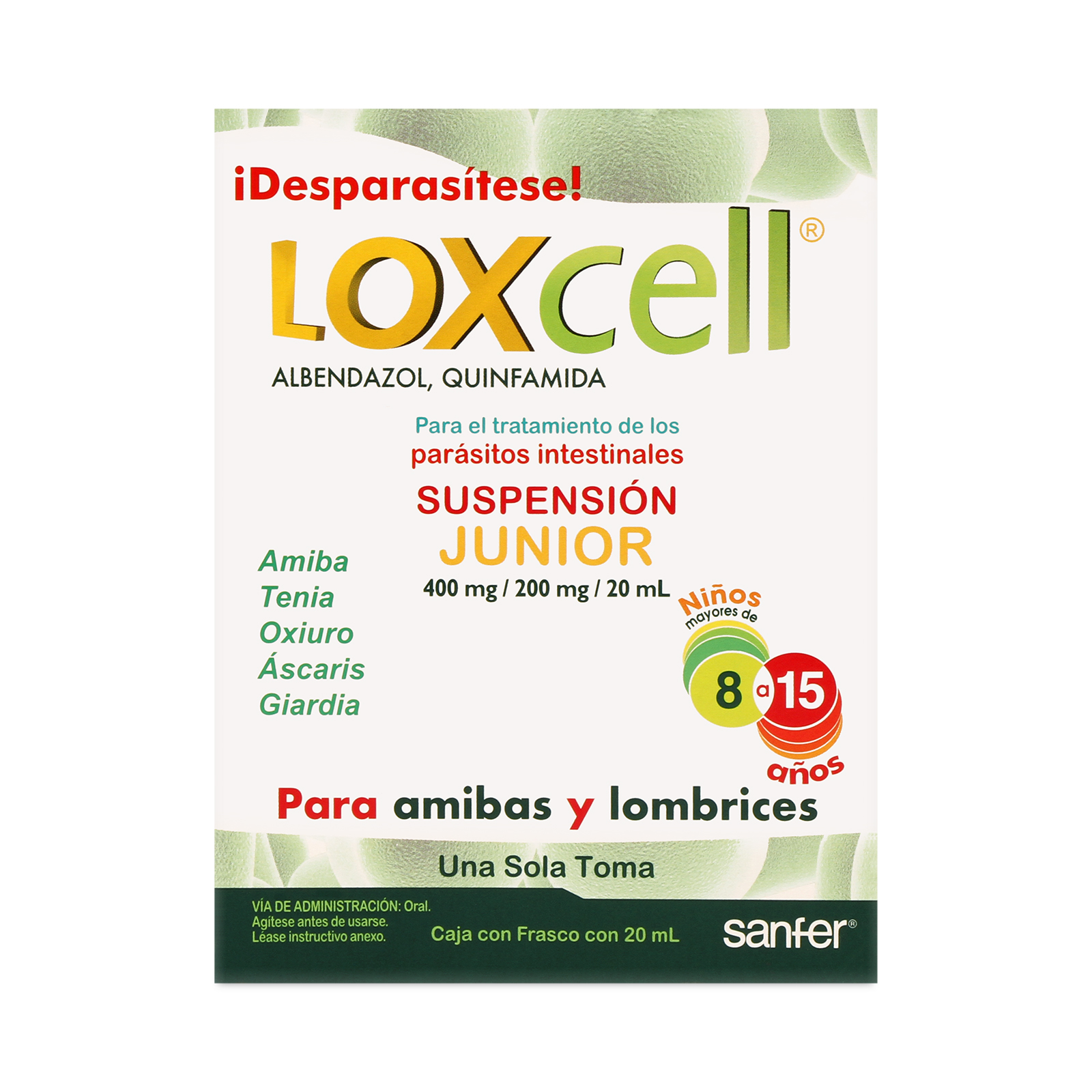 Loxcell 20/1.0g  jr oral 20 ml