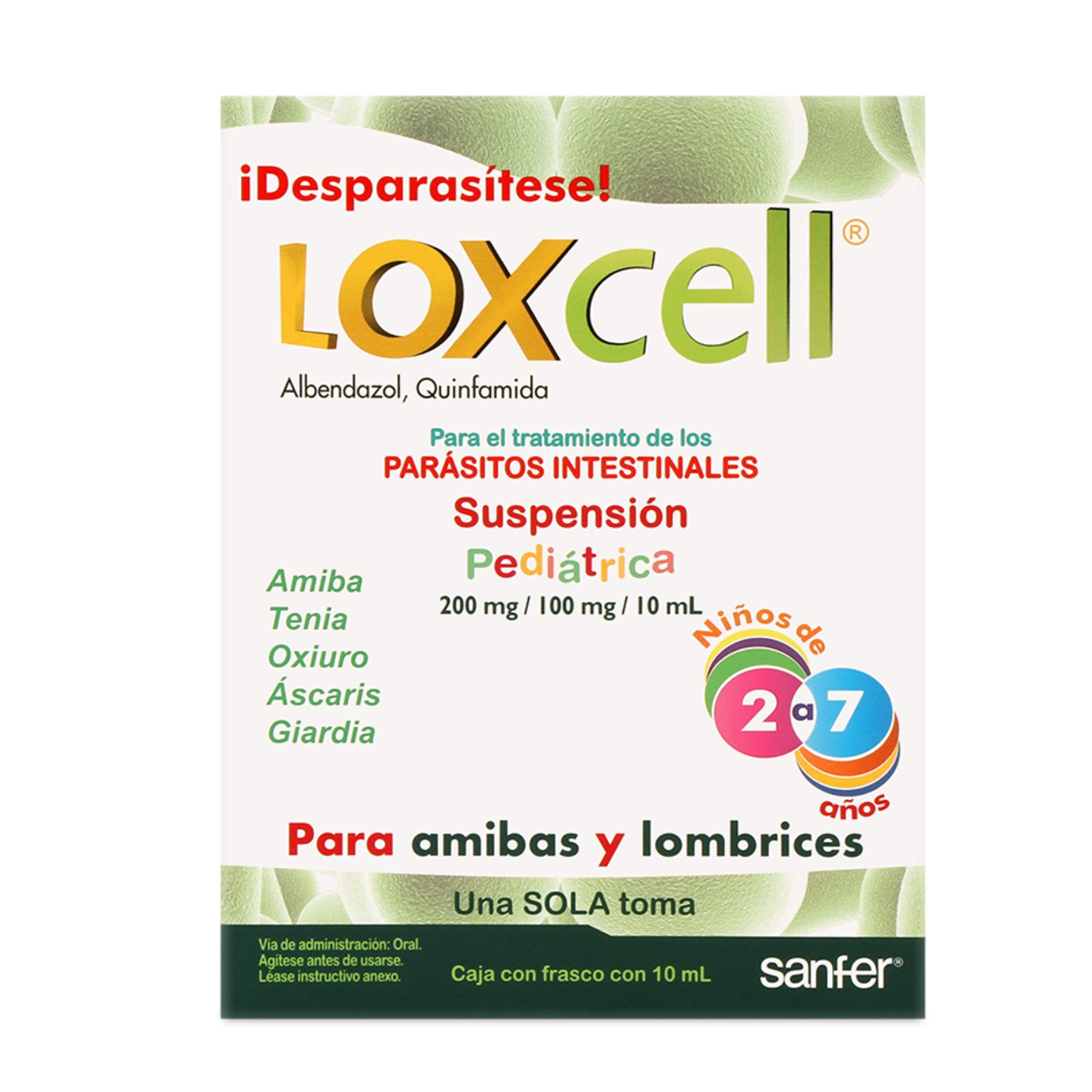 Loxcell 20/10mg  ped oral 10 ml