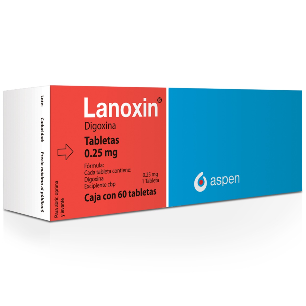 Farmacias del Ahorro | Lanoxin 0.25 mg Oral 60 Tabs | Tienda en línea a ...