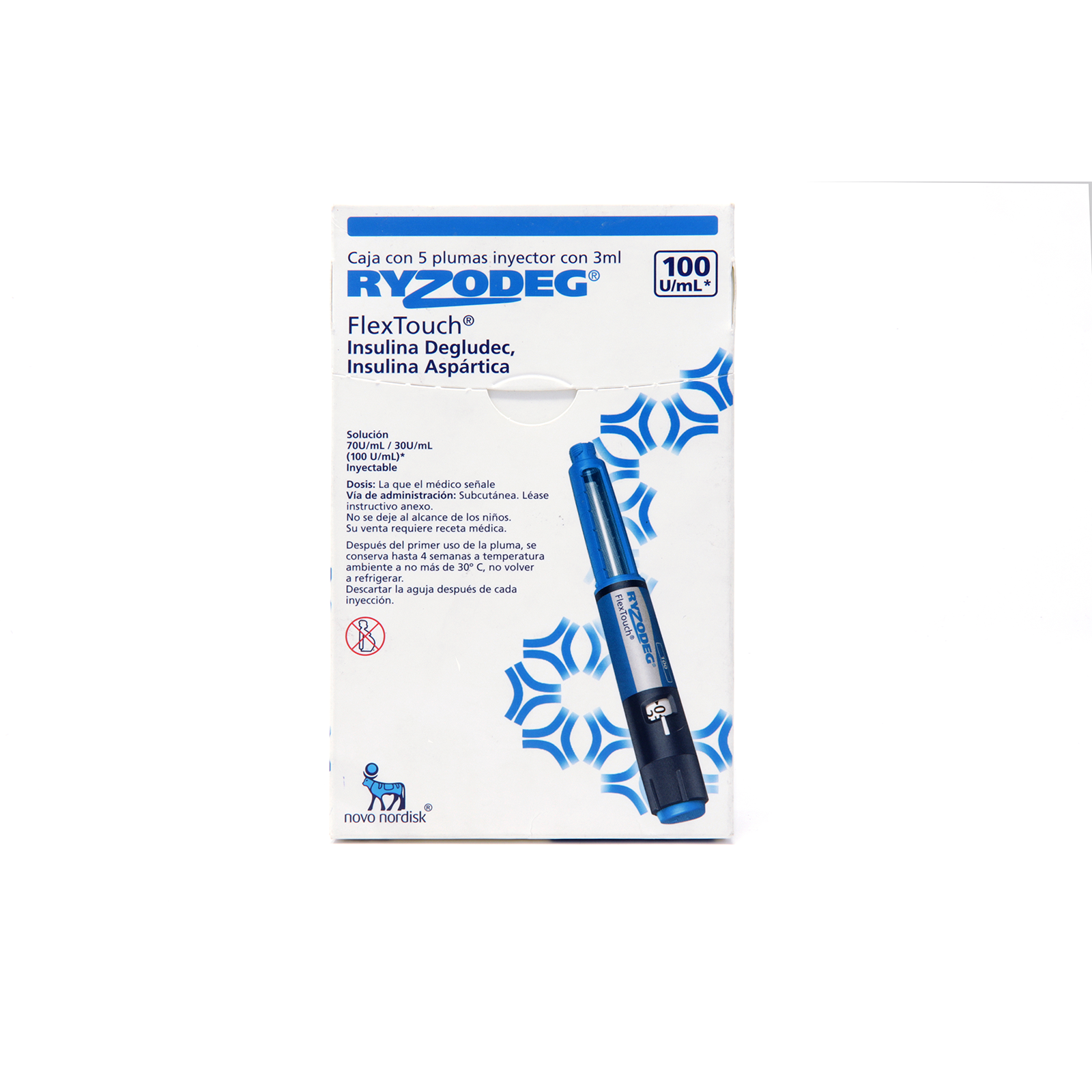 Farmacias del Ahorro | Ryzodeg flextouch 100 u/ml 5x3ml pluma prell ...