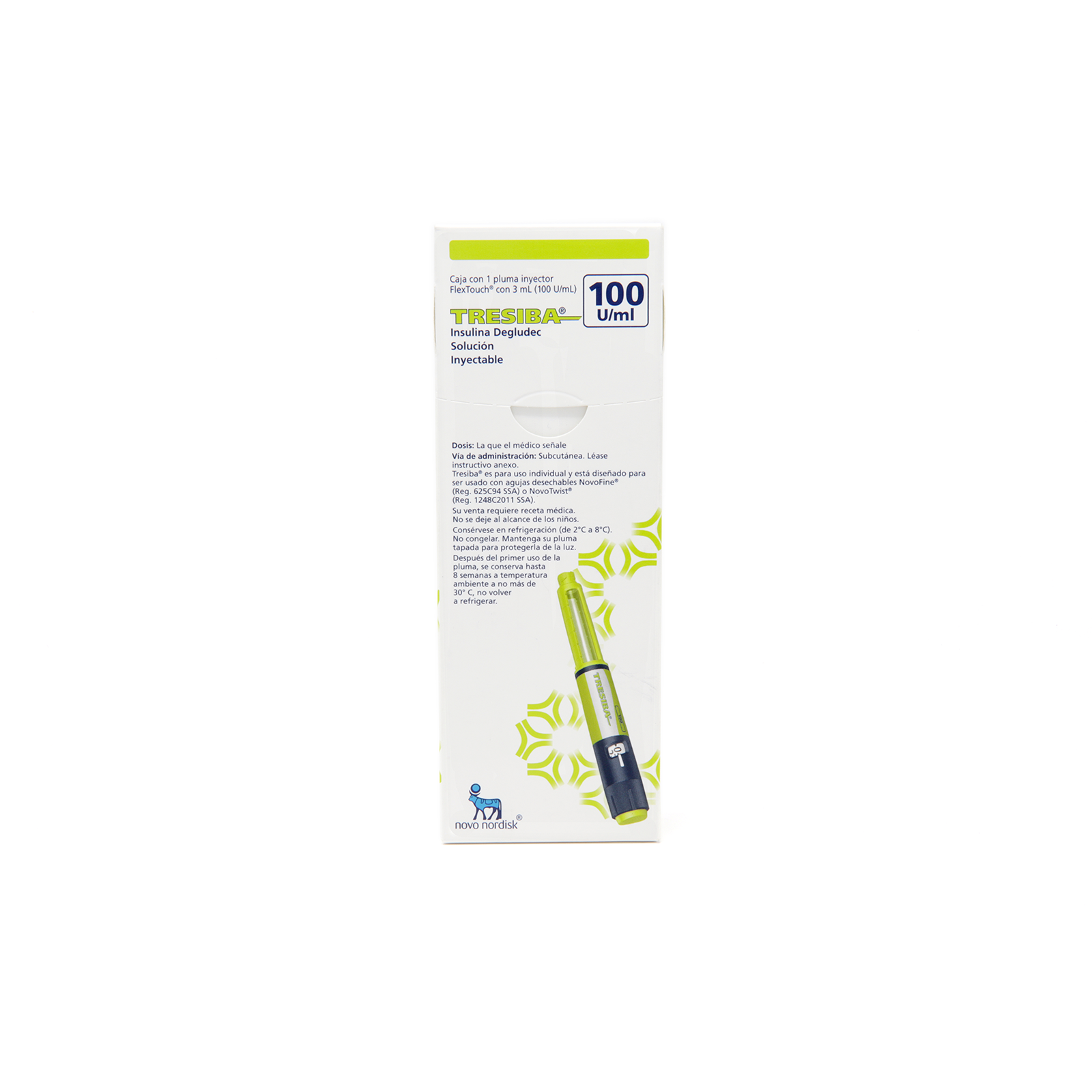 TRESIBA FLEXTOUCH 100 U.I 3 ML PLUMA PRELL   2666