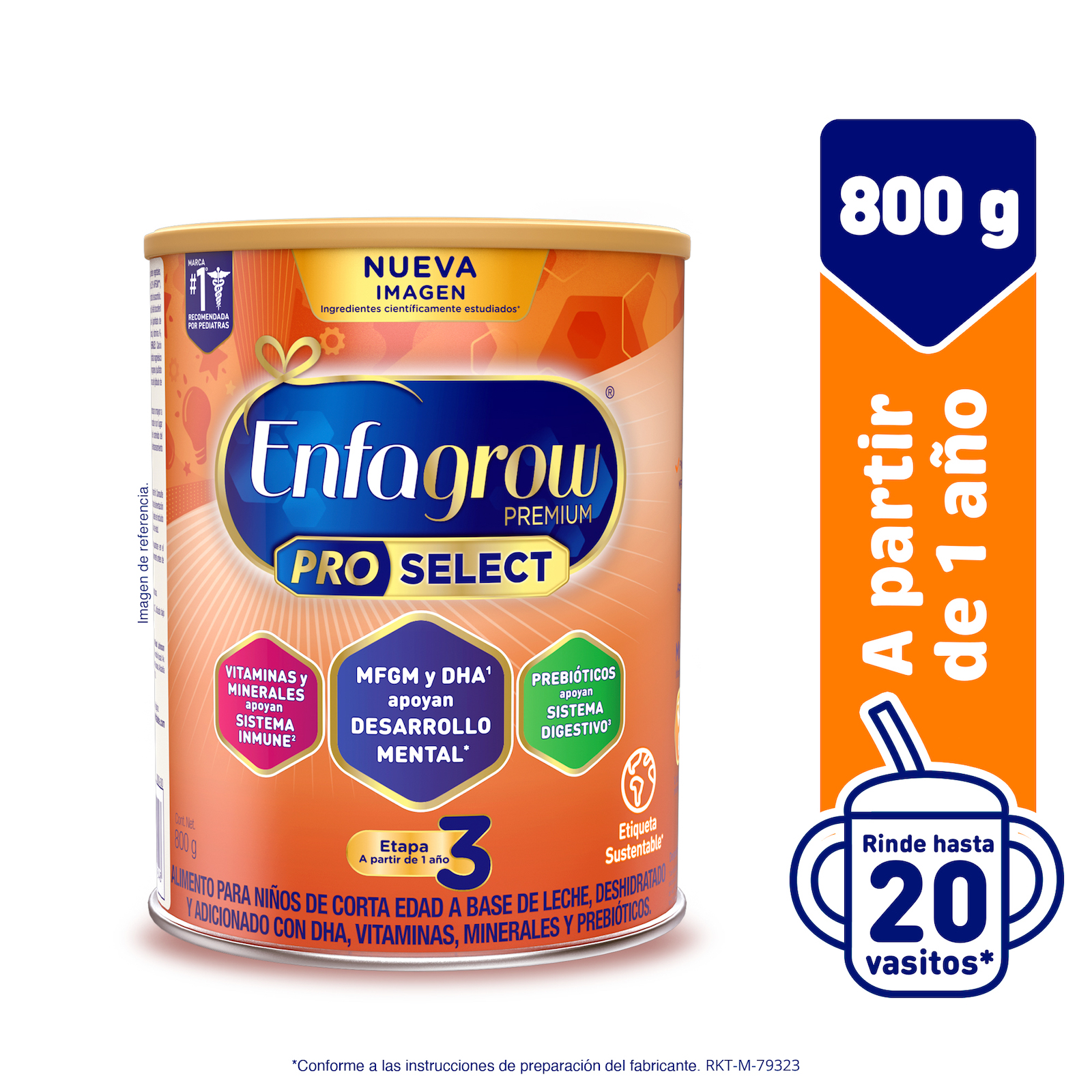 Enfagrow 3 Fórmula Infantil 800 g
