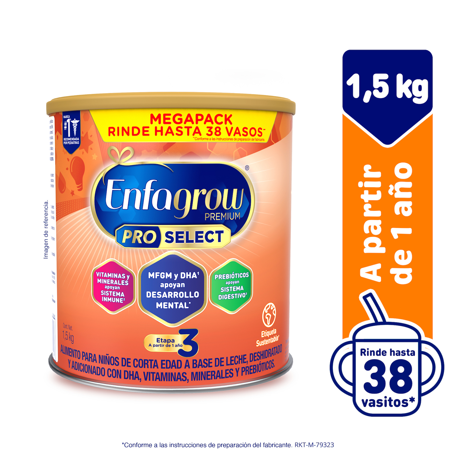 Enfagrow 3 Fórmula Infantil 1.5 kg