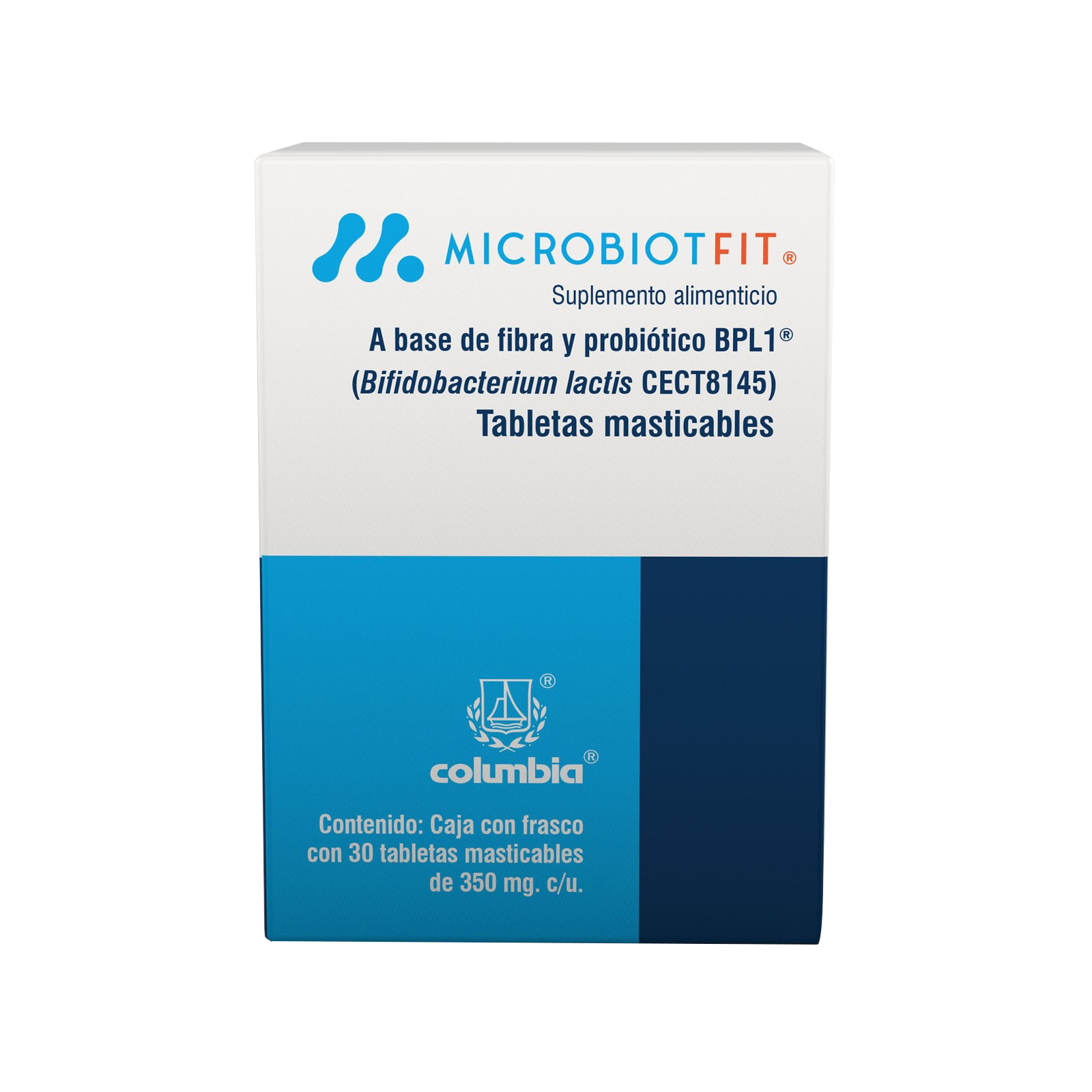 Microbiot Fit Tabletas Masticables 30 tabs