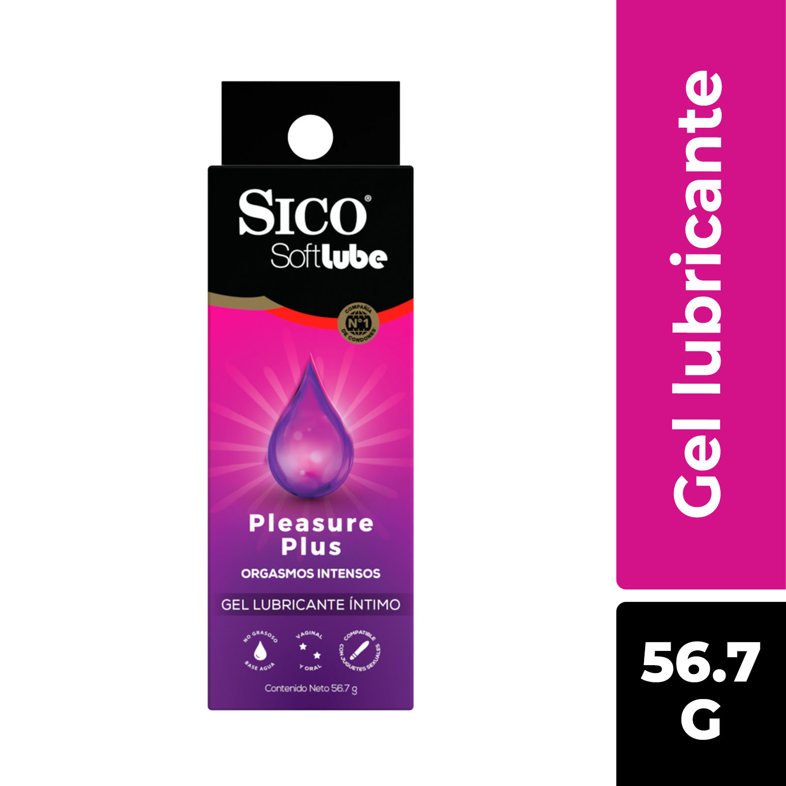 Sico Softlube Lubricante Intimo Pleasure Plus de 56.7 g
