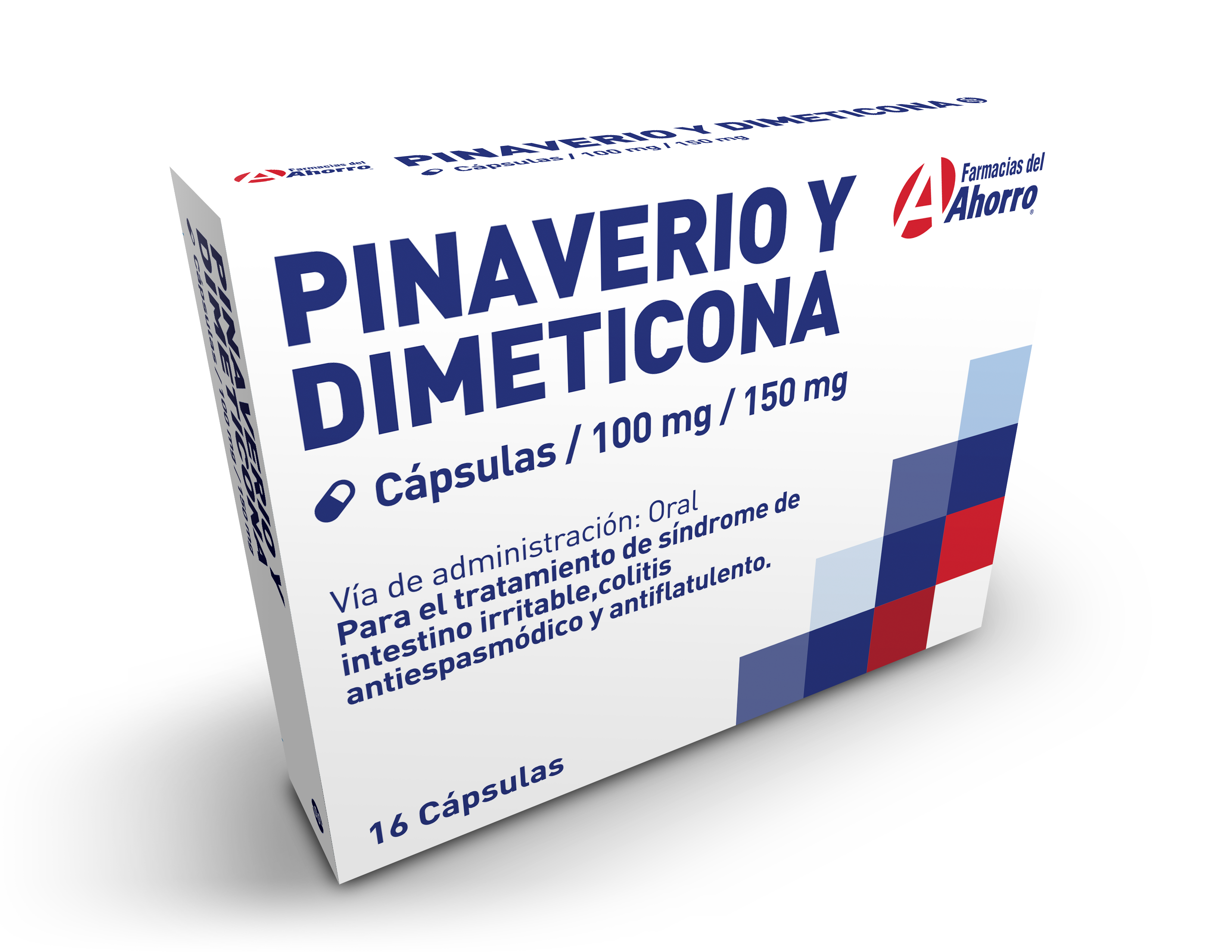 Pinaverio Dimeticona 16 cápsulas Marca del Ahorro