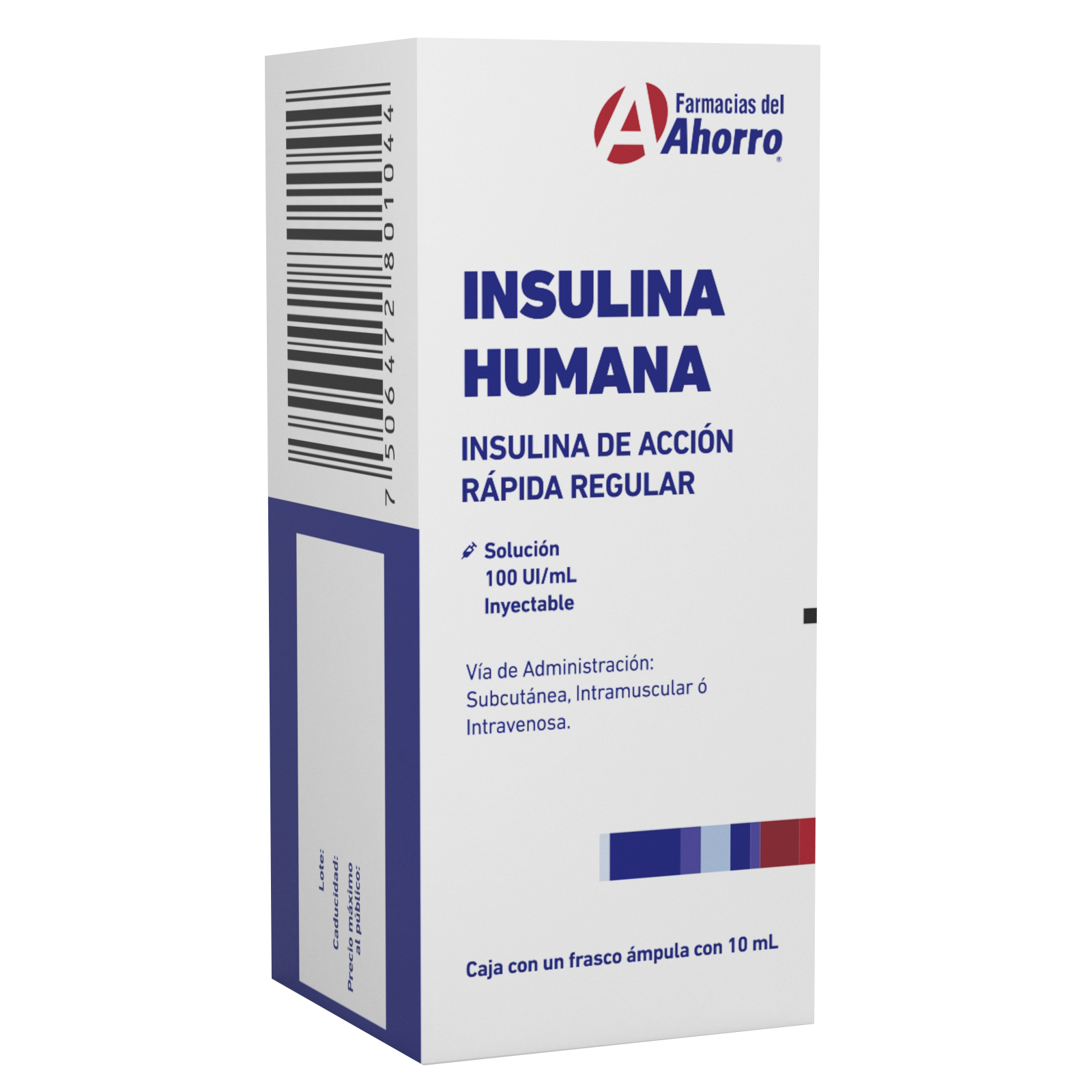 Farmacias del Ahorro | Marca del Ahorro Insulina Humana 100UI 1 ...