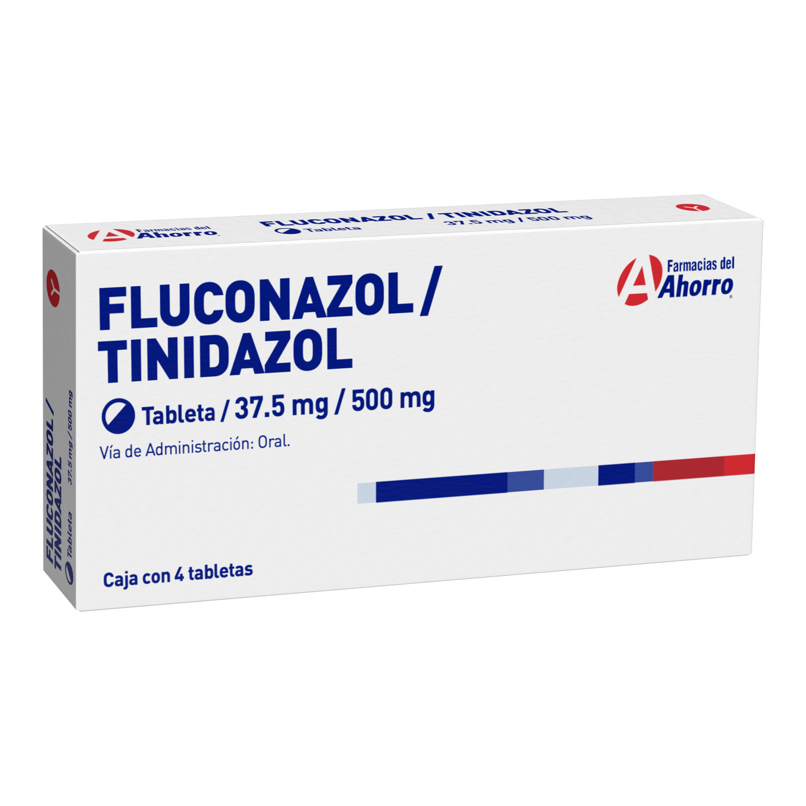 Farmacias del Ahorro | Fluconazol, Tinidazol 37.5 mg/500 mg 4 Tabs ...