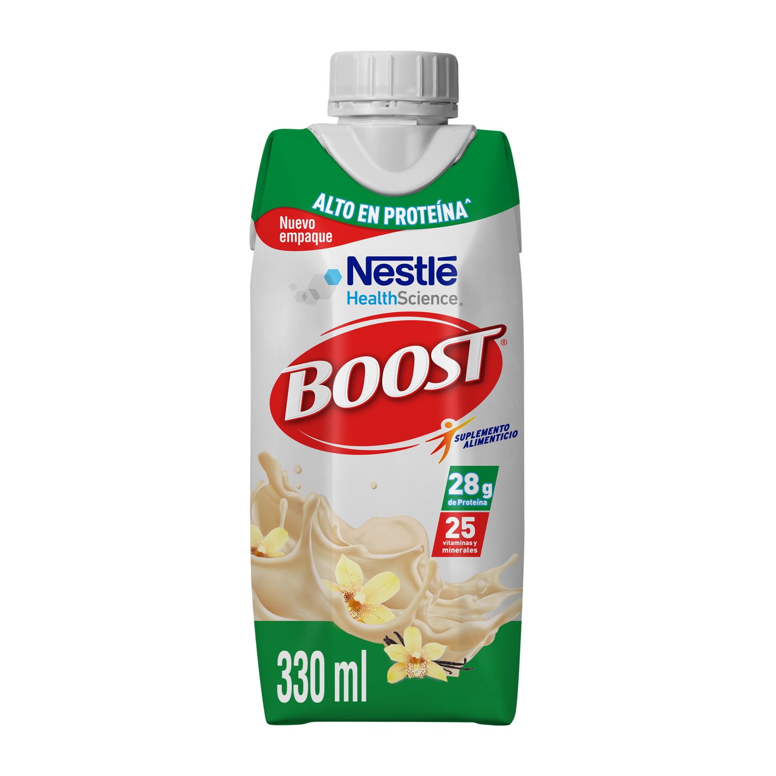 Boost Alto en Proteína Suplemento Alimenticio Sabor Vainilla 330 ml