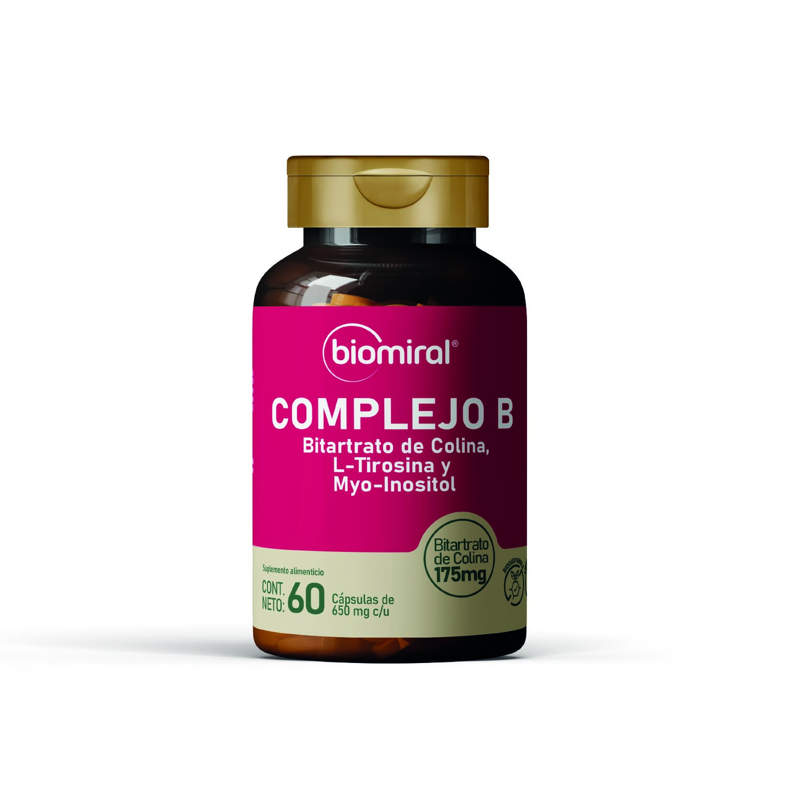 Farmacias del Ahorro | Biomiral Complejo B 60 Caps | Tienda en línea a ...