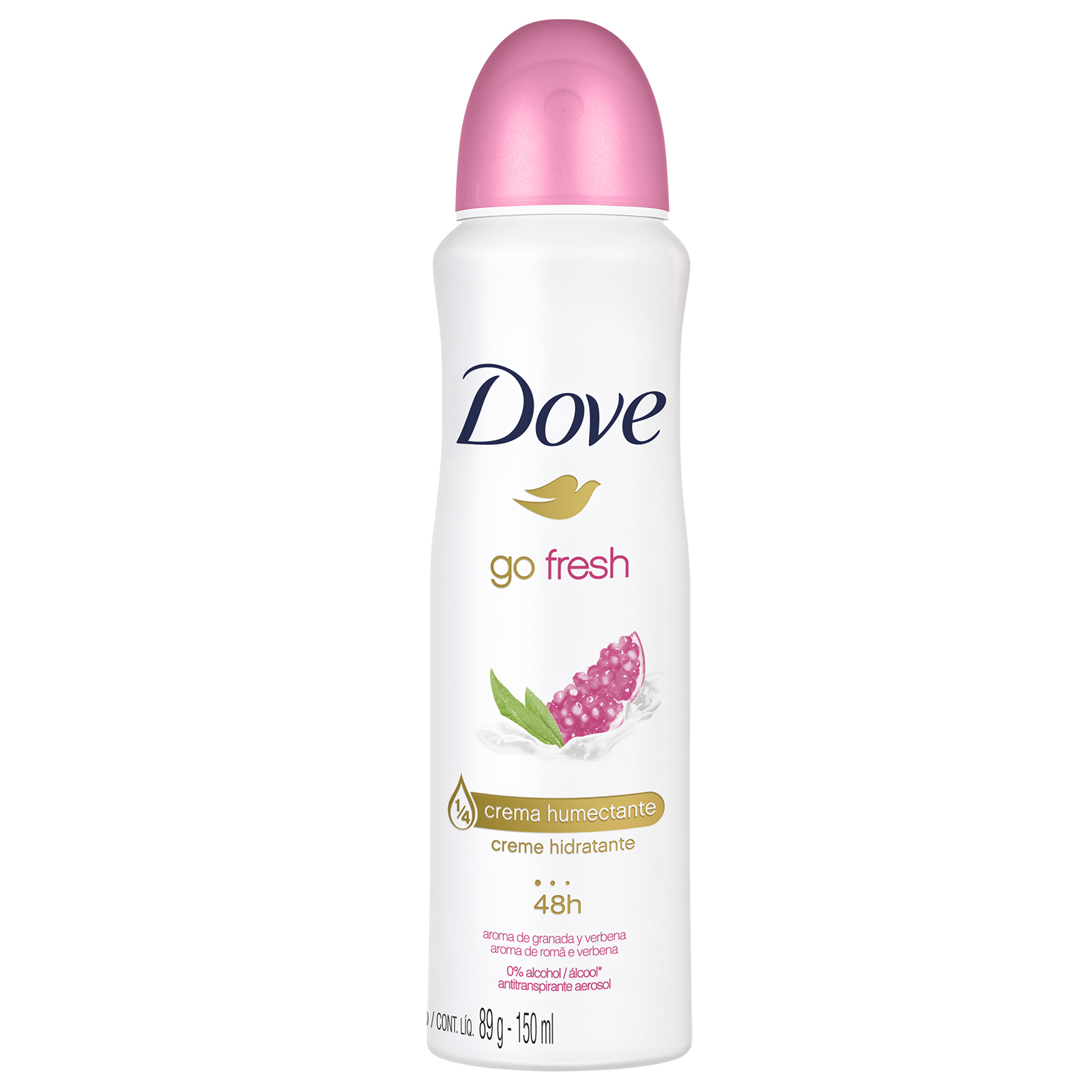 Farmacias del Ahorro | Antitranspirante Dove go fresh granada y verbena para mujer 89 gr