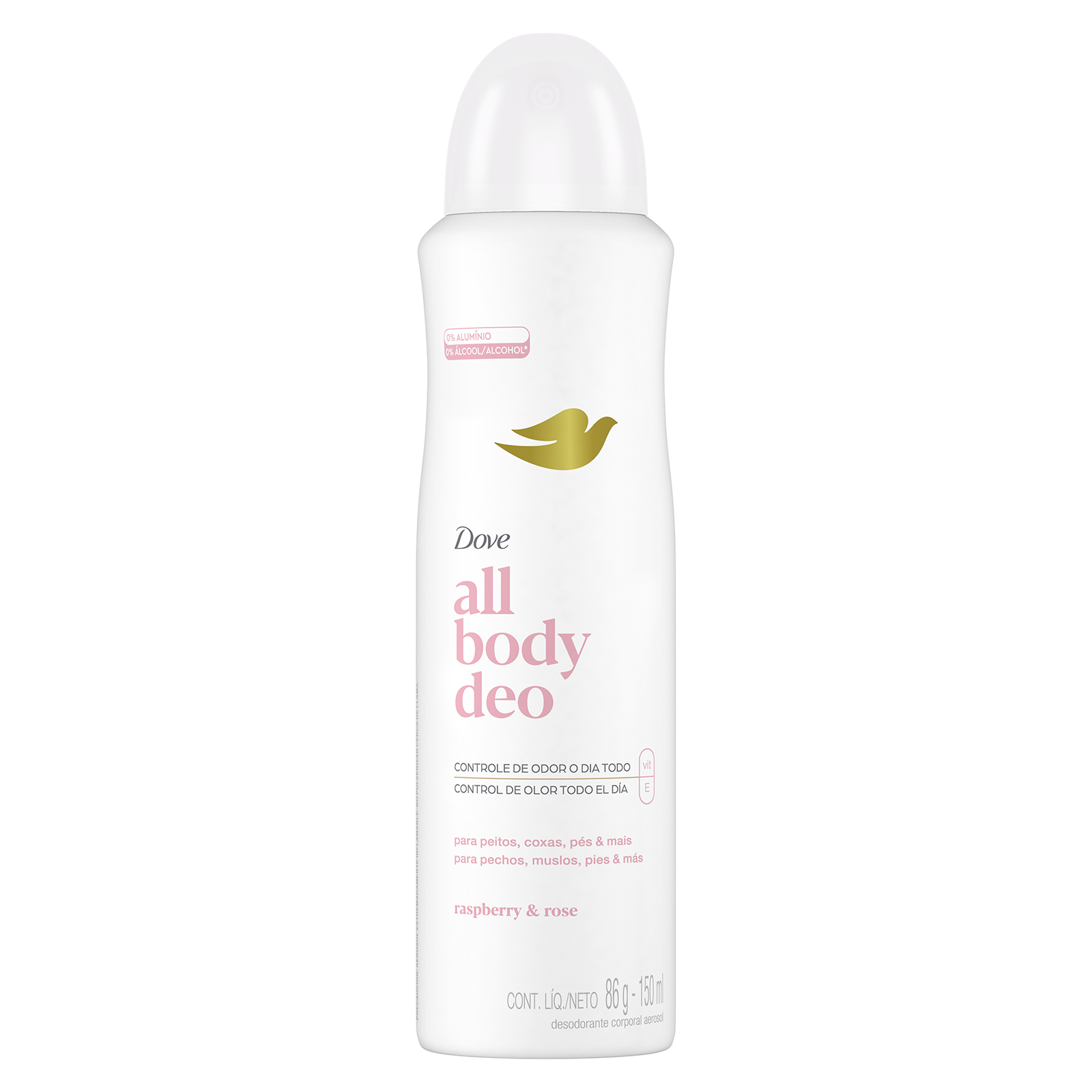 Farmacias del Ahorro | Dove Desodorante Aerosol All Body Raspberry 150ML