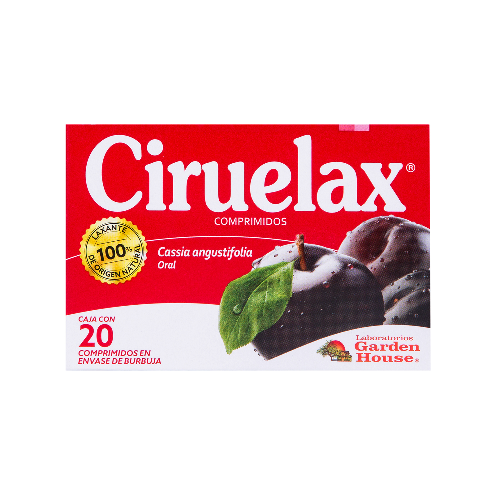 Ciruelax comprimidos 20 piezas