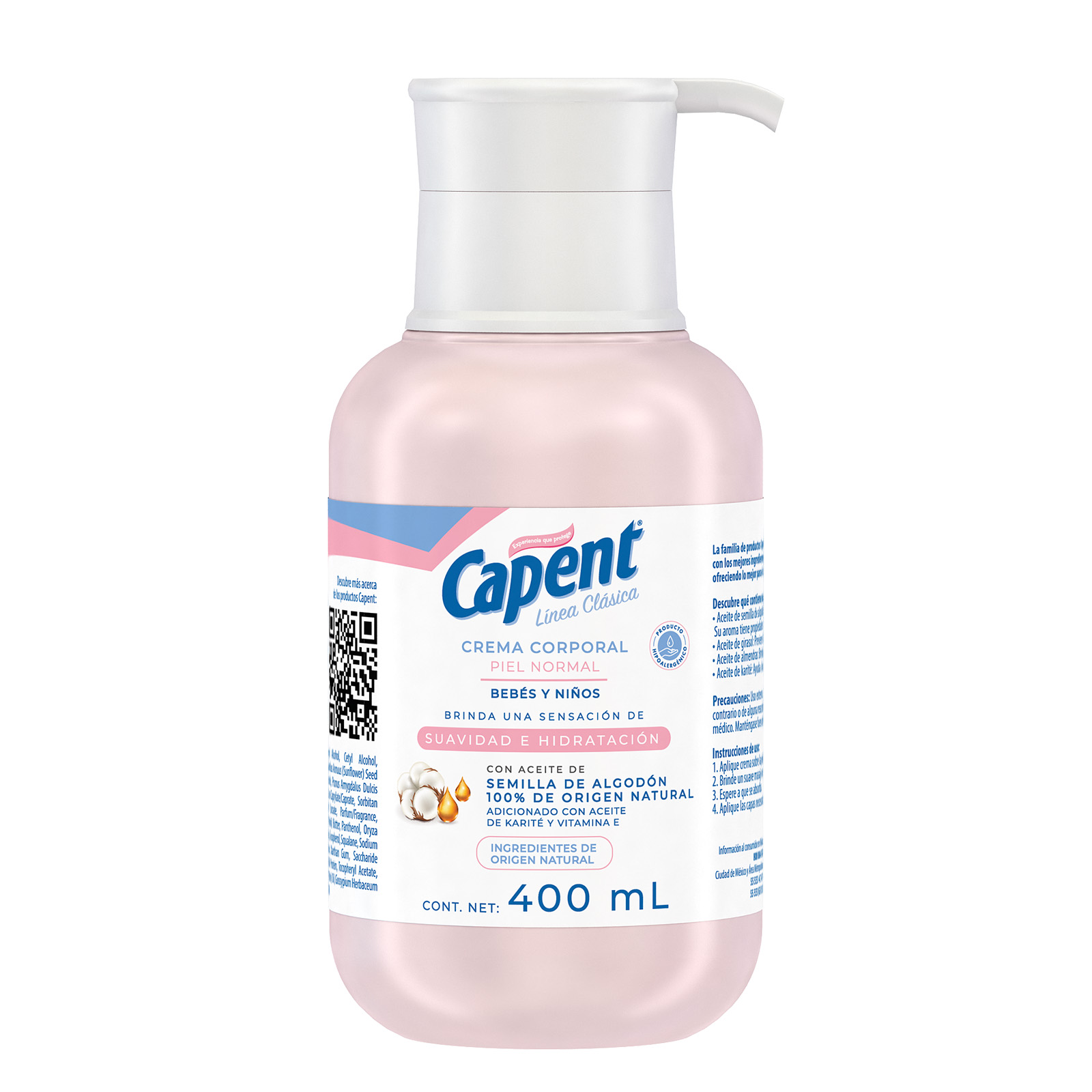 Farmacias del Ahorro | Capent Crema Corporal 400 ml | Tienda en línea a ...