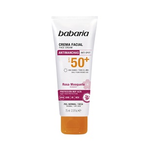 Babaria Crema Facial Solar Antimanchas Rosa Mosq F-50 75 ml