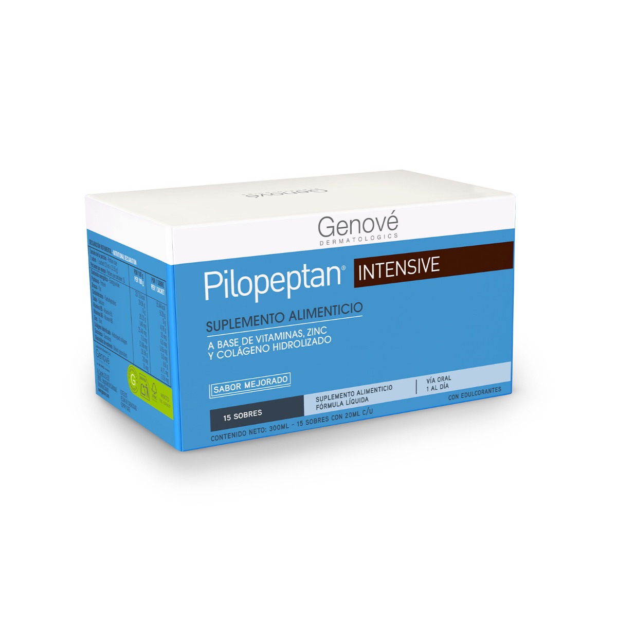 Genové Pilopeptan Intensivo - 15 sobres.
