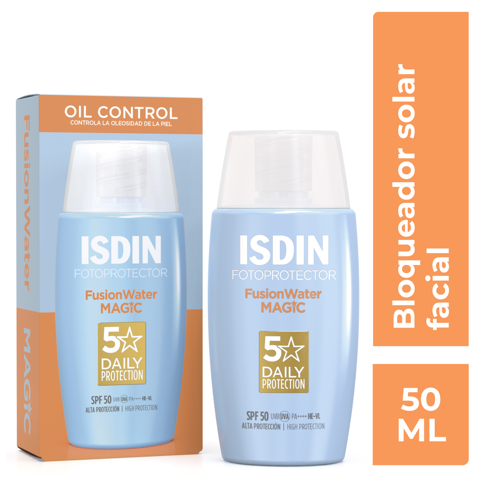 ISDIN Fotoprotector SPF 50 Fusion Water Magic Protector Solar 50 ml