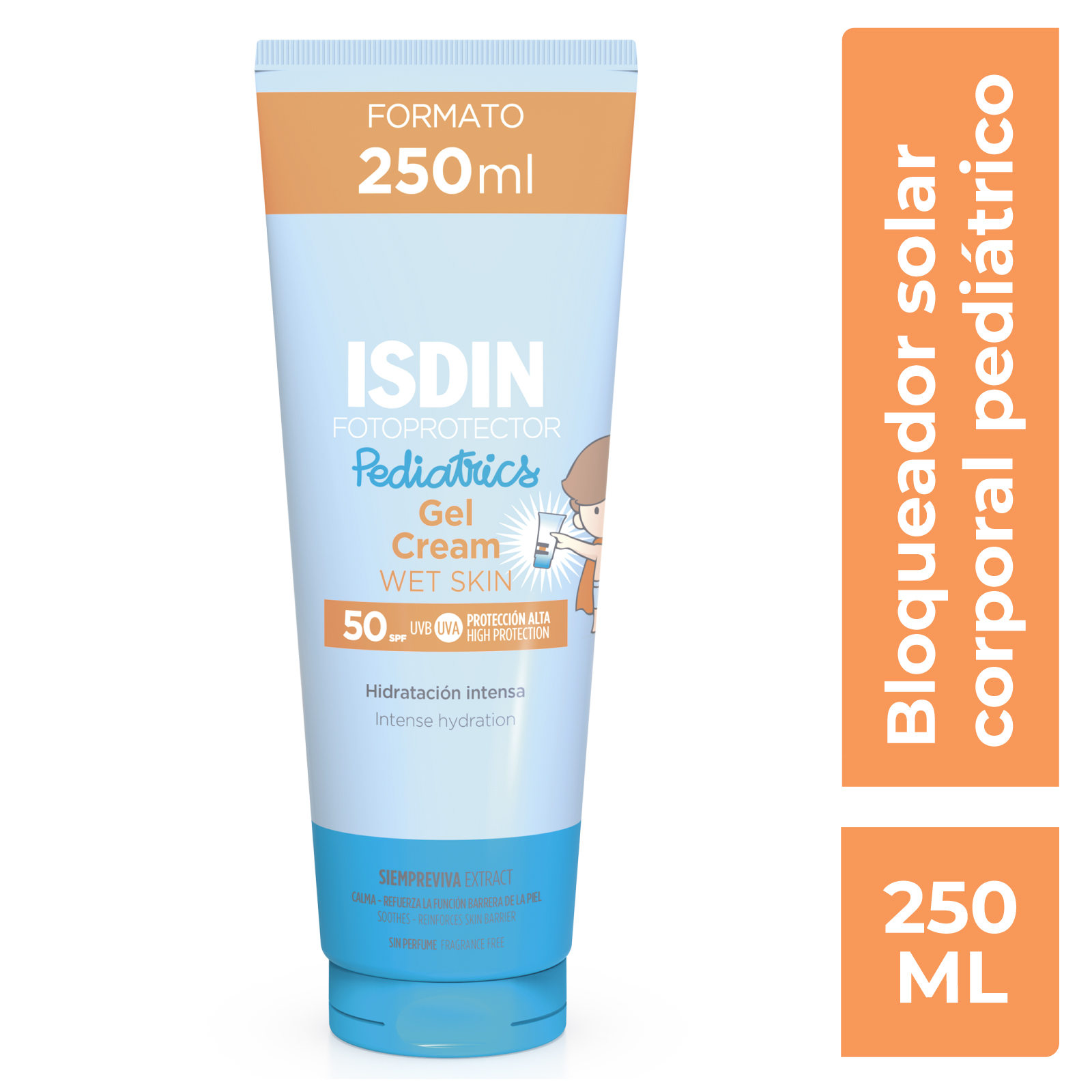 Fotoprotector ISDIN 50+ Gel Crema Pediátrico 250 ml