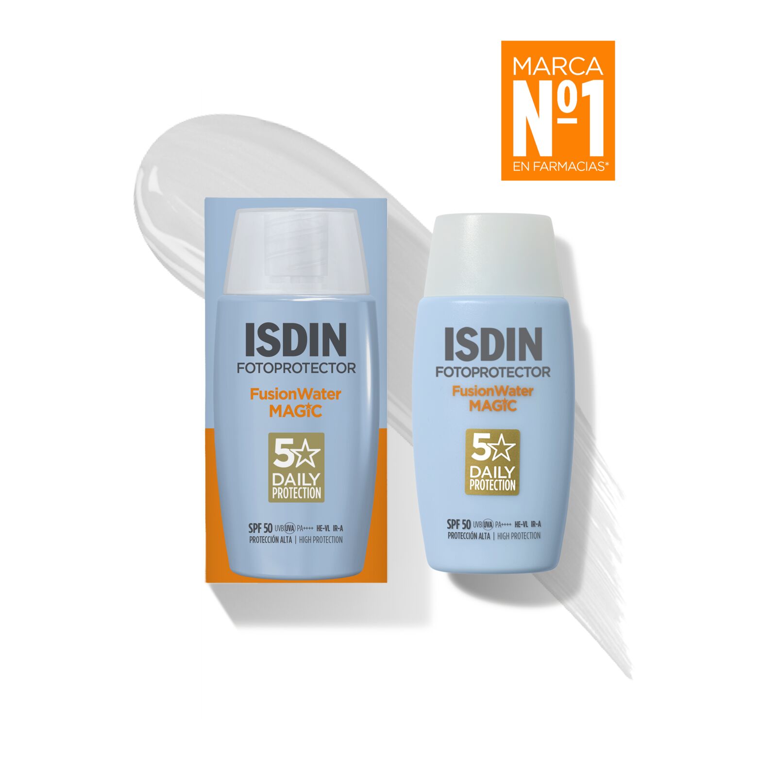 ISDIN Fotoprotector SPF 50 Fusion Water Magic Protector Solar 50 ml