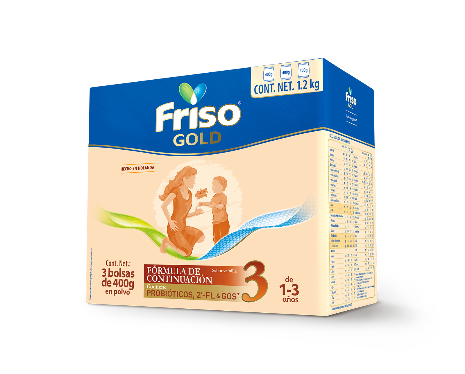 Friso Gold Leche Etapa 3 caja 1.2 kg