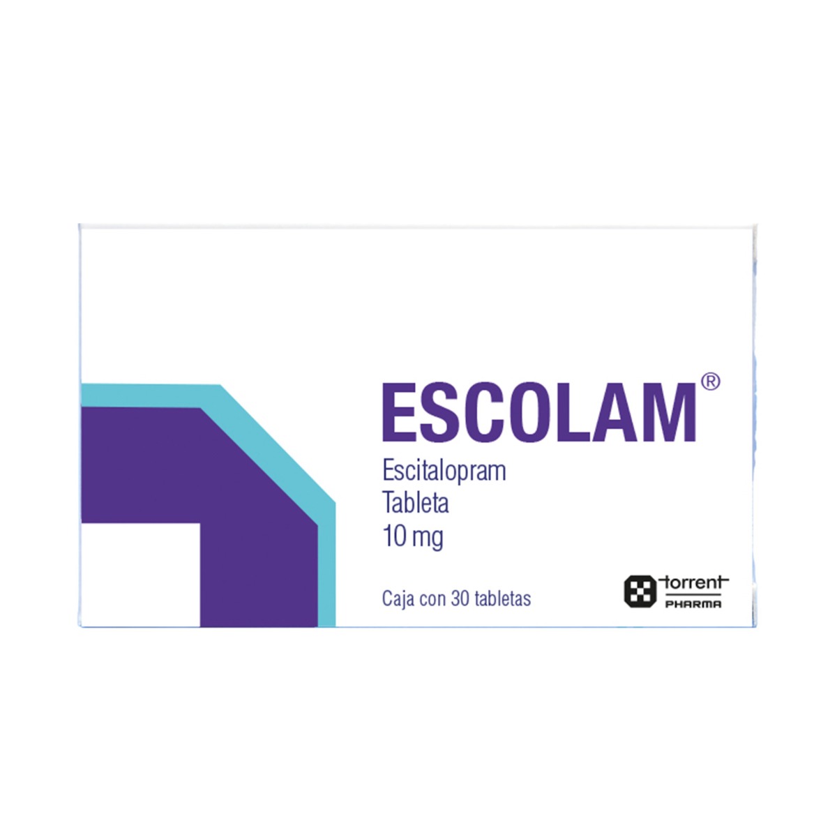 Escolam 10 mg con 30 tabletas