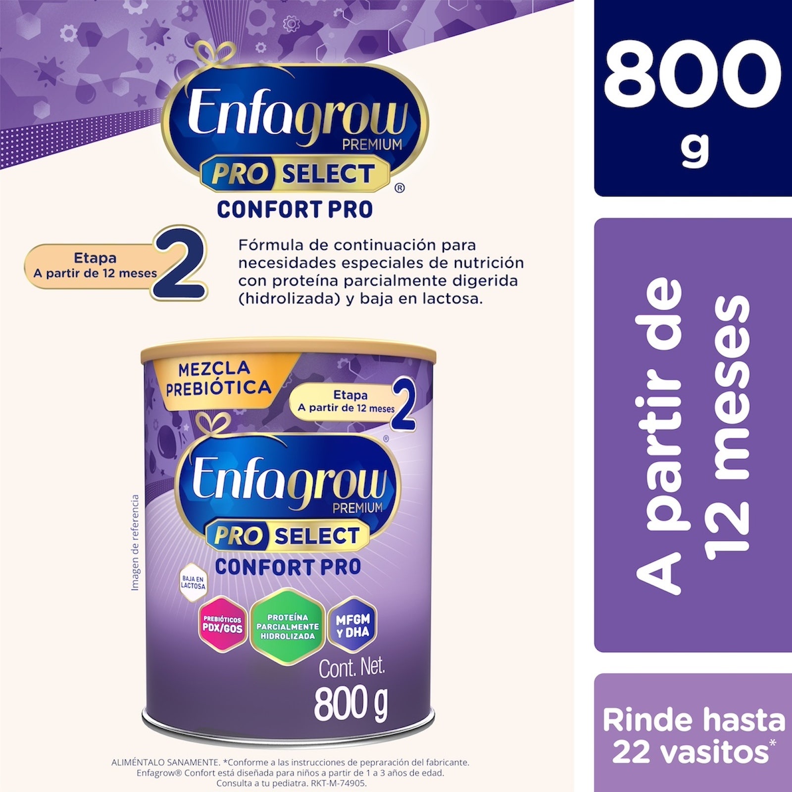 Enfagrow Confort A Partir de 12 Meses Fórmula Infantil Especializada 800 g