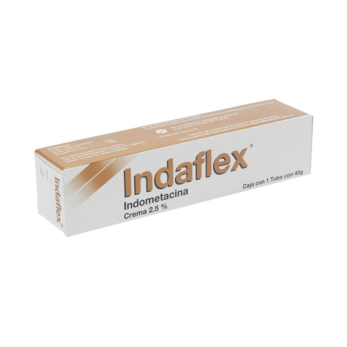 Farmacias del Ahorro | Indaflex 0.025 Cutaneo 40 g. Crema | Tienda en ...